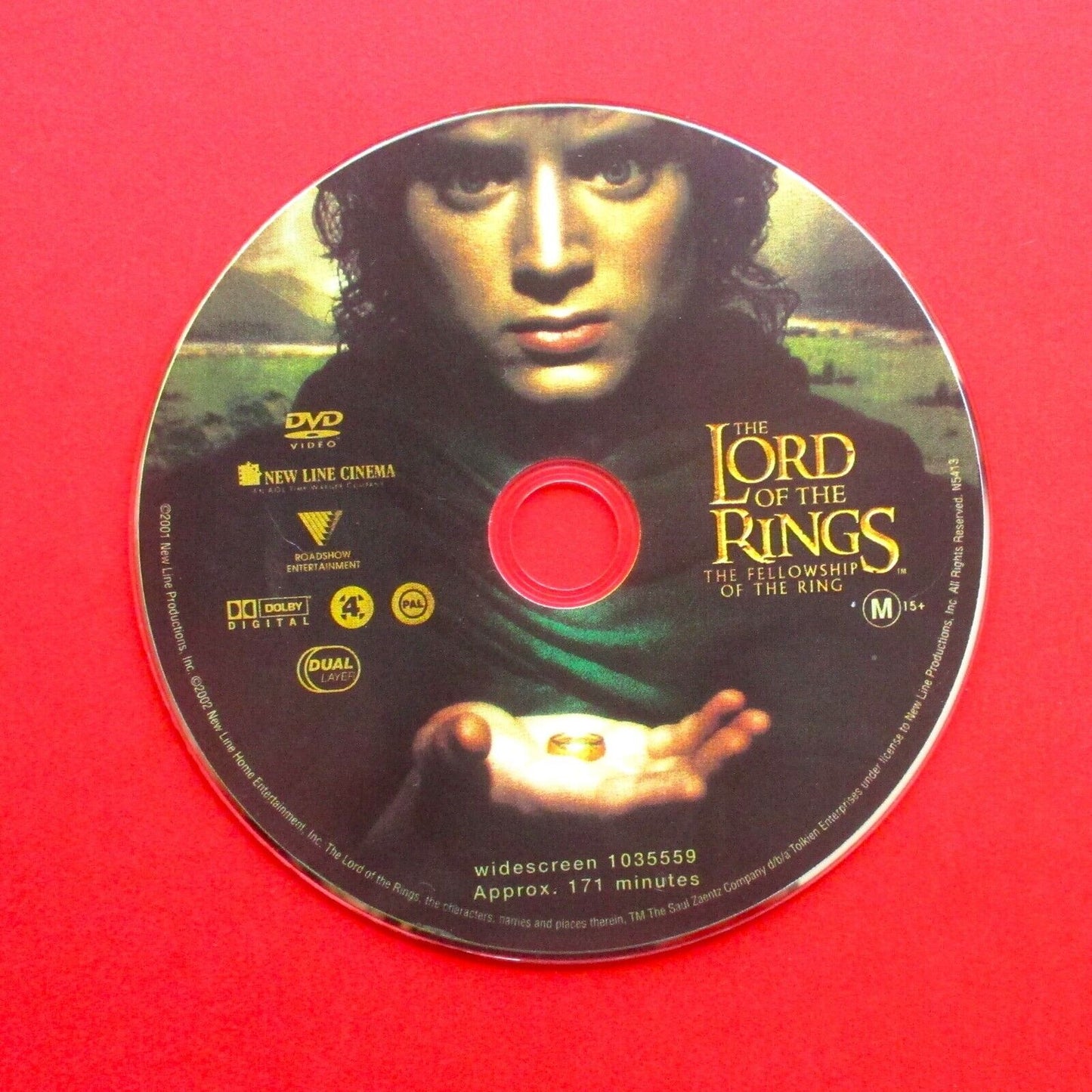 Lord Of The Rings The Fellowship Of The Ring  2001 DVD