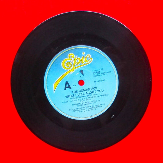 The Romantics ‎What I Like About You Vinyl 7" Single 1979 Australian New Wave