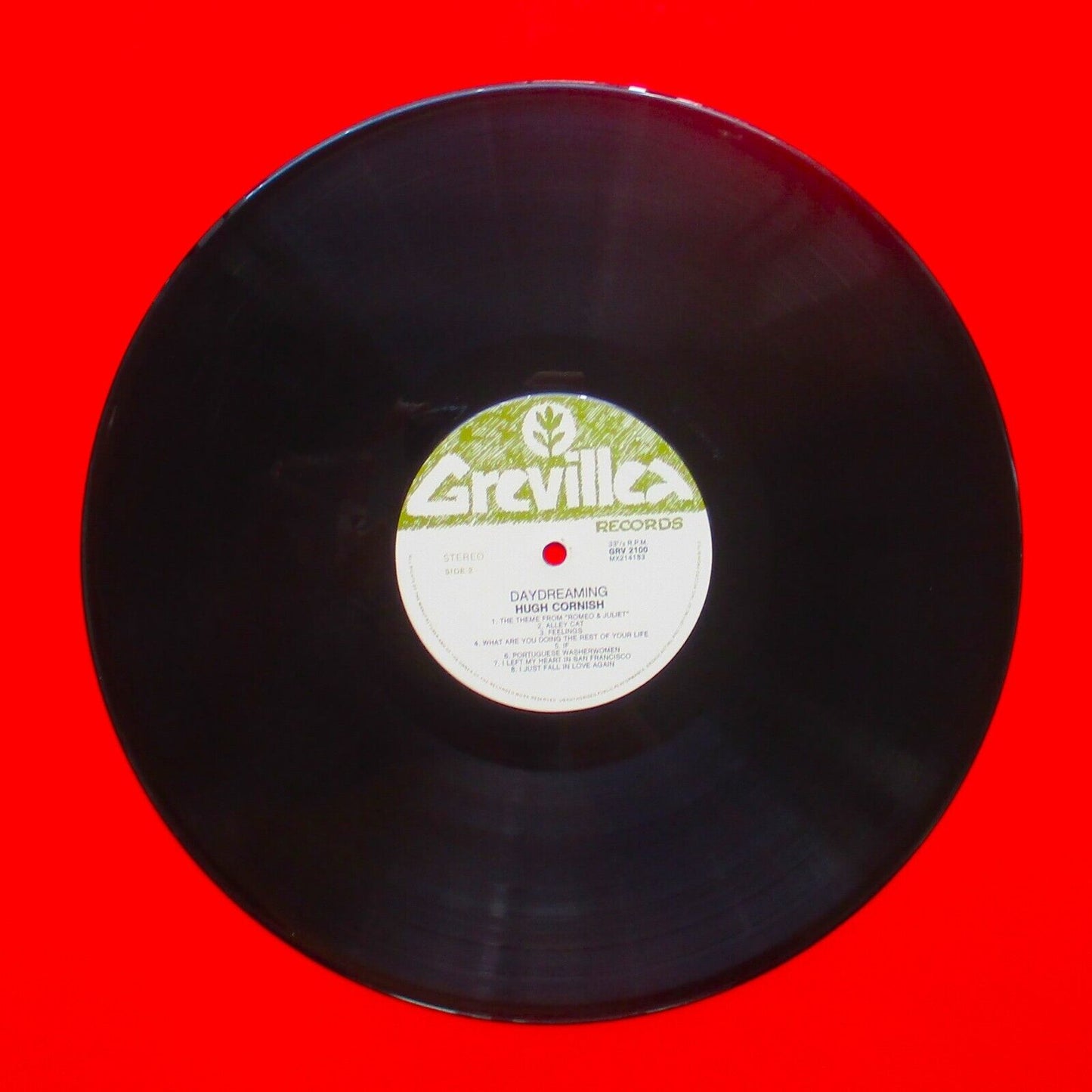 Hugh Cornish ‎Daydreaming Vinyl Album LP 1987 Australian Grevillea Records