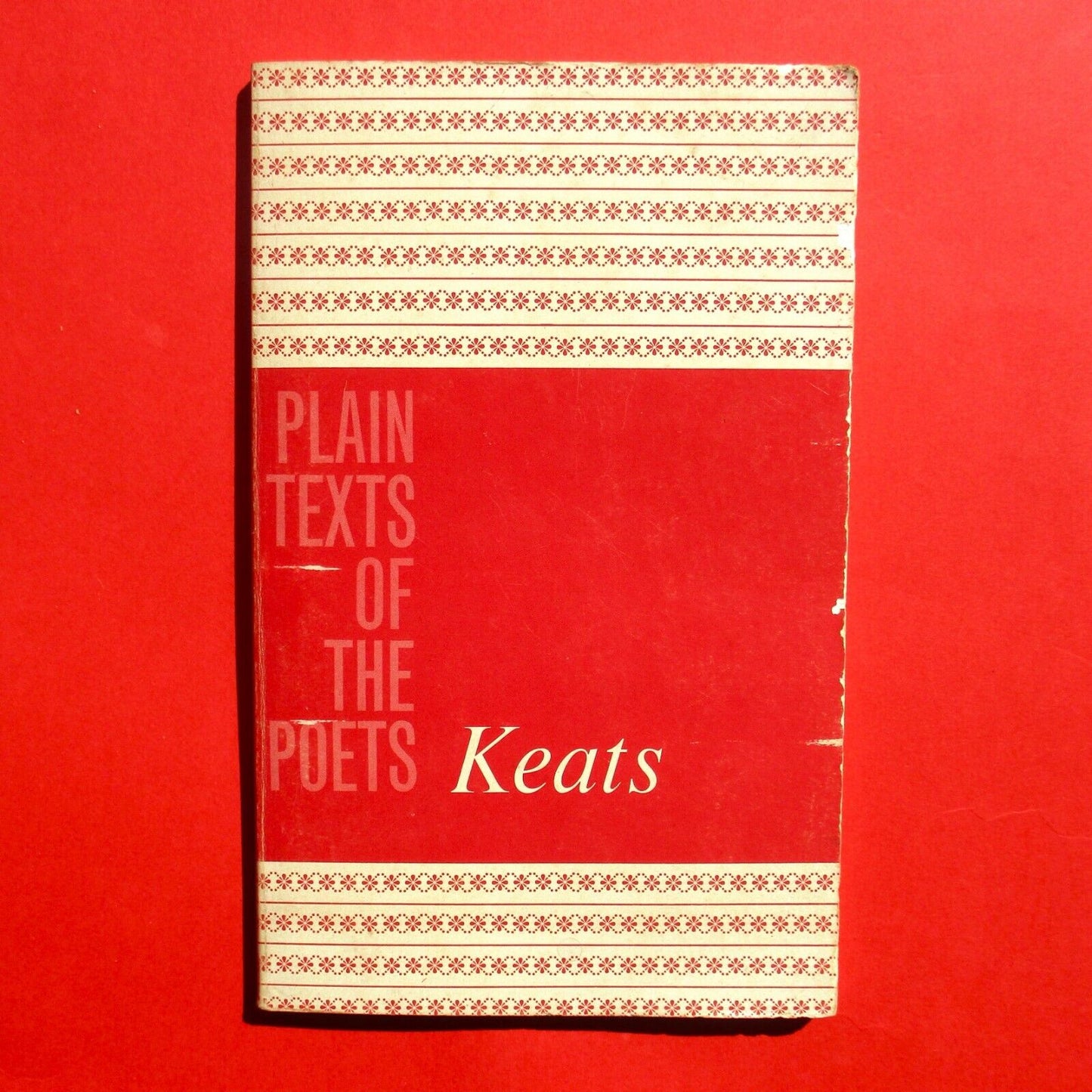 Keats Plain Texts of the Poets Paperback University of Queensland Press 1968
