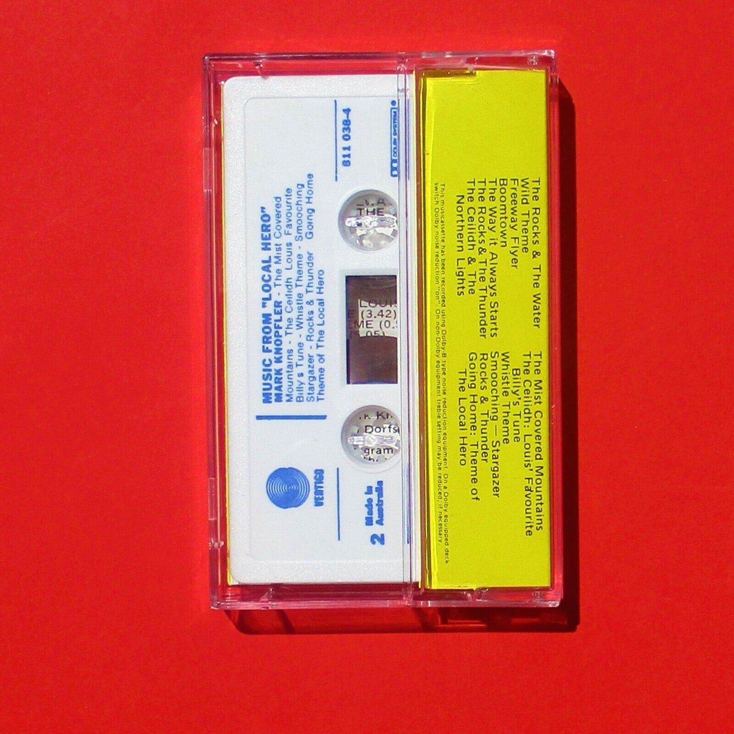 Local Hero Music by Mark Knopfler 1983 Australian Cassette Album