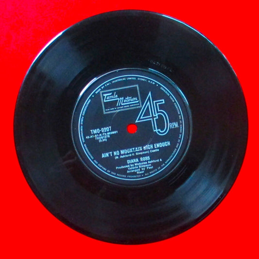 Diana Ross ‎Ain't No Mountain High Enough Can't It Wait Until Tomorrow Vinyl Aus