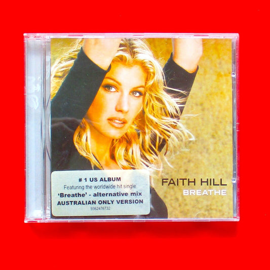 Faith Hill ‎Breathe 1999 CD Album Australian Only Version Country Rock