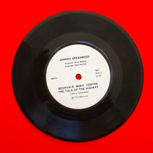 Johnny Greenwood ‎The M.A.N. Song Moorvale Music Centre Vinyl 7" 1975 Folk