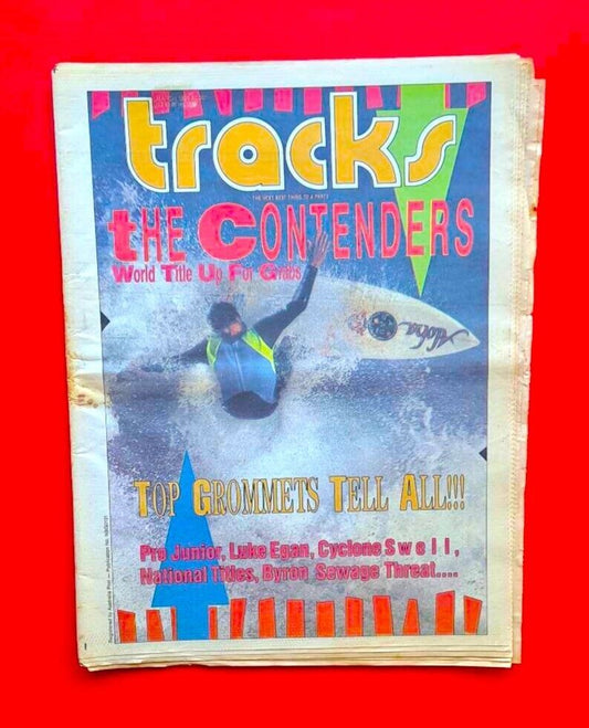Tracks Magazine March 1988 Australian Surfing Luke Egan Top Grommets
