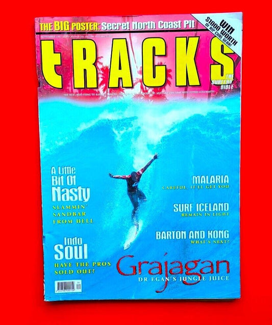 Tracks September 1997 Australian Surf Magazine Indo Soul Iceland Grajagan Kong