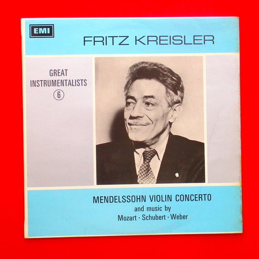 Fritz Kreisler ‎Memories Of Kreisler HMV Concert Classics Mono Vinyl LP Aus