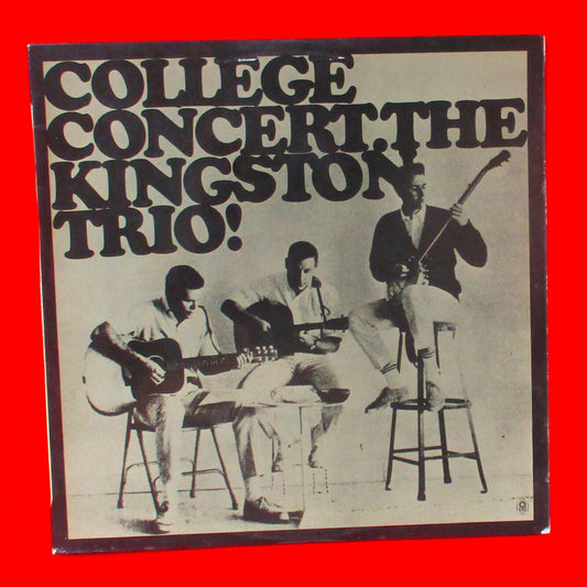 The Kingston Trio College Concert Vinyl LP 1967 Mono Folk