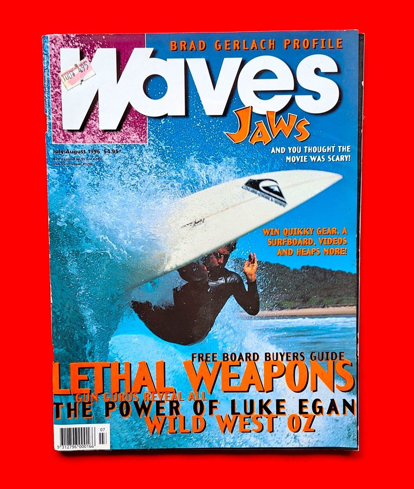 Waves Magazine July August 1996 Luke Egan Jaws Lethal Weapons