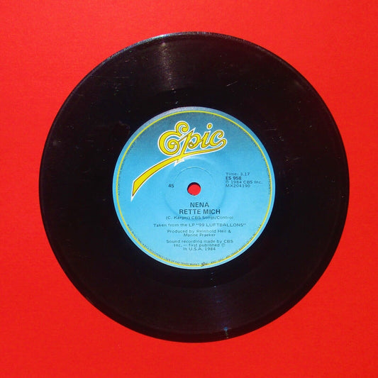 Nena ‎Just A Dream / Rette Mich 1983 Vinyl 7" Single Australian Press