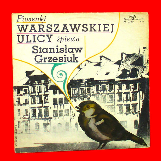 Stanisław Grzesiuk ‎Songs of the Warsaw Street Vinyl Album LP 1967 Polish Folk