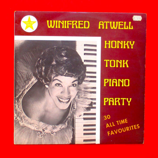 Winifred Atwell ‎Honky Tonk Piano Party Vinyl Album LP 1970 Jazz Pop Australian