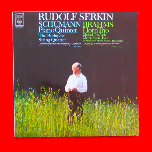 Rudolf Serkin Schumann Piano Quintet Brahms Horn Trio Vinyl LP Australian