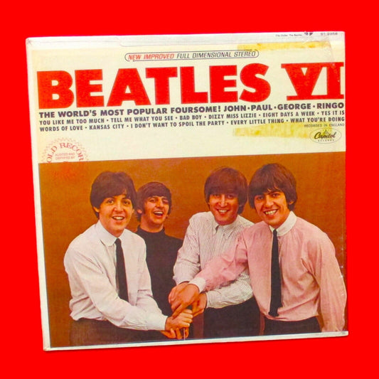 The Beatles ‎Beatles VI Vinyl Album LP 1971 US in Original Shrink