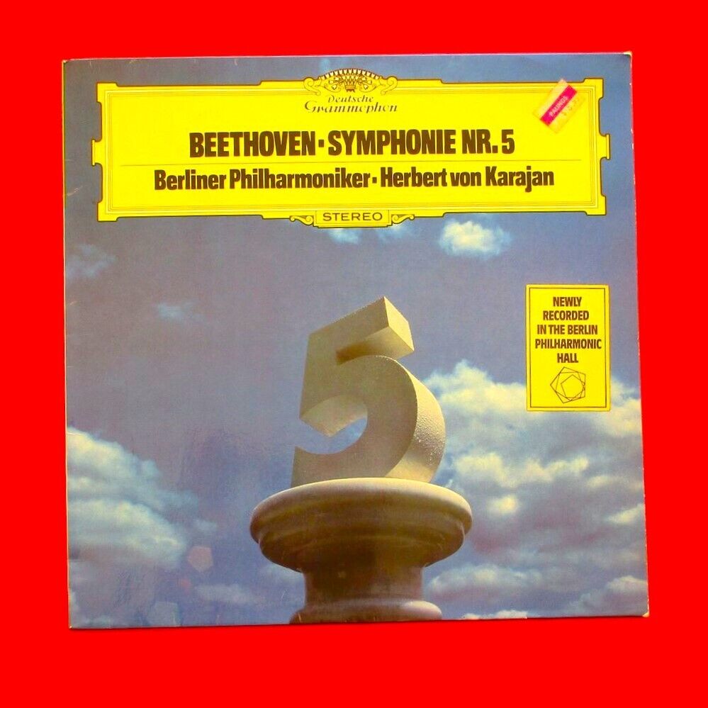 Beethoven Symponhy No. 5 Vinyl LP 1977 Herbert von Karajan Berlin Philharmonic