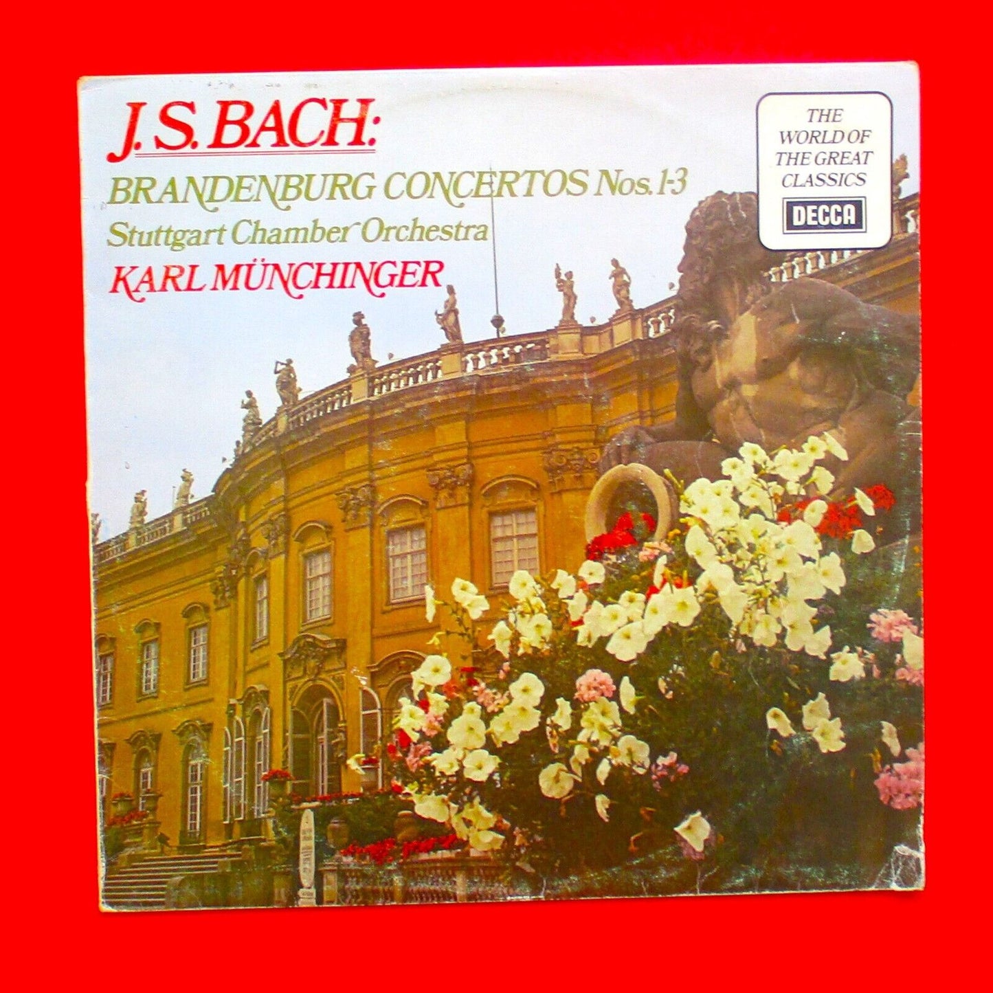 Bach Brandenburg Concertos Nos. 1-3 1975 Vinyl Album LP Australian Decca