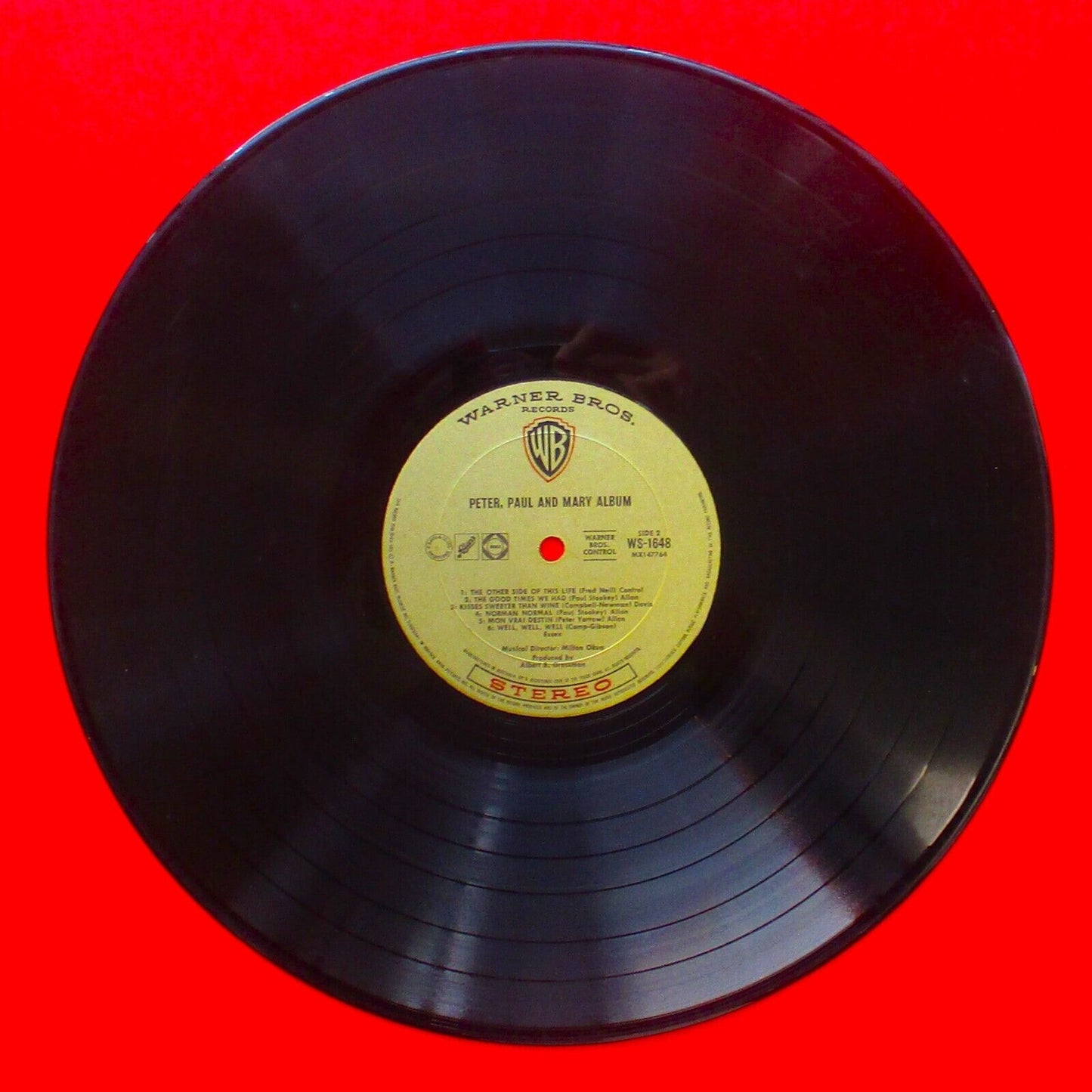 Peter, Paul And Mary Album Vinyl LP 1966 Gold Lable Australian Pressing