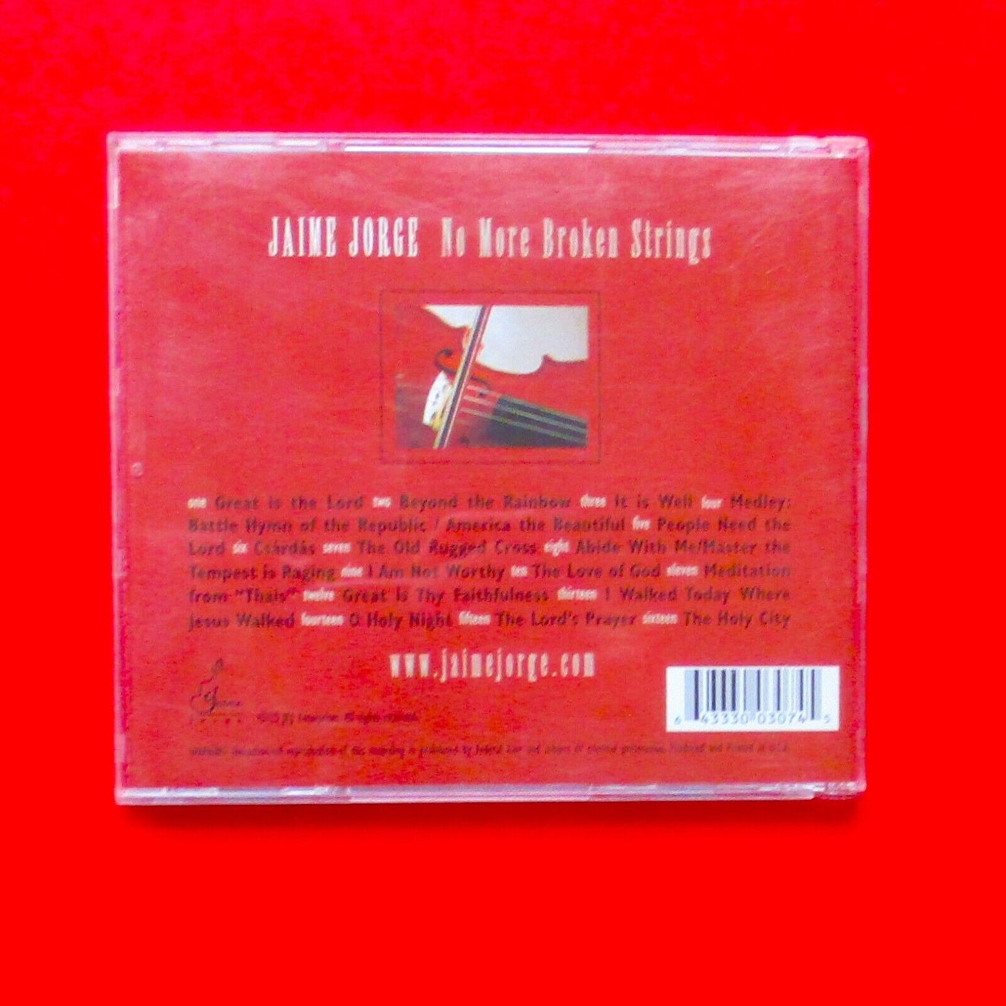 Jamie Jorge No More Broken Strings CD Album