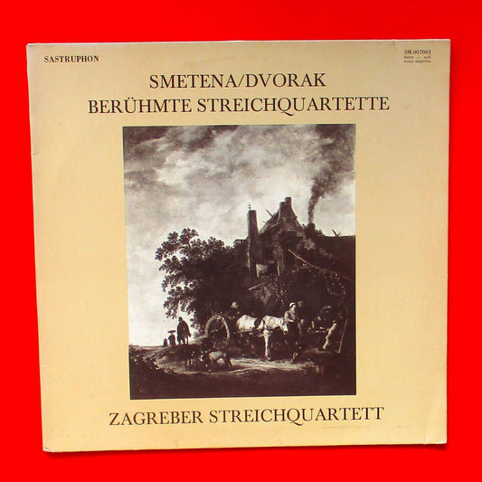 Smetana Dvorak Zagreb String Quartet Famous String Quartet Vinyl Album LP 1975