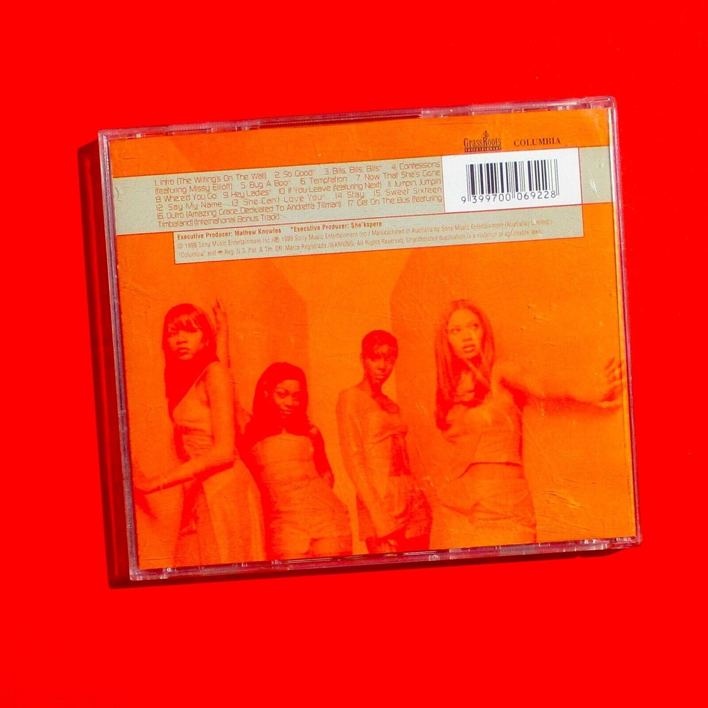 Writing's On The Wall by Destiny's Child 1999 Australian CD Album