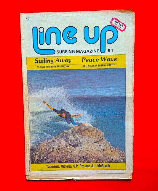 Line Up 40 October 1984 QLD Australia Surf Magazine J.J. McRoach Peacewave