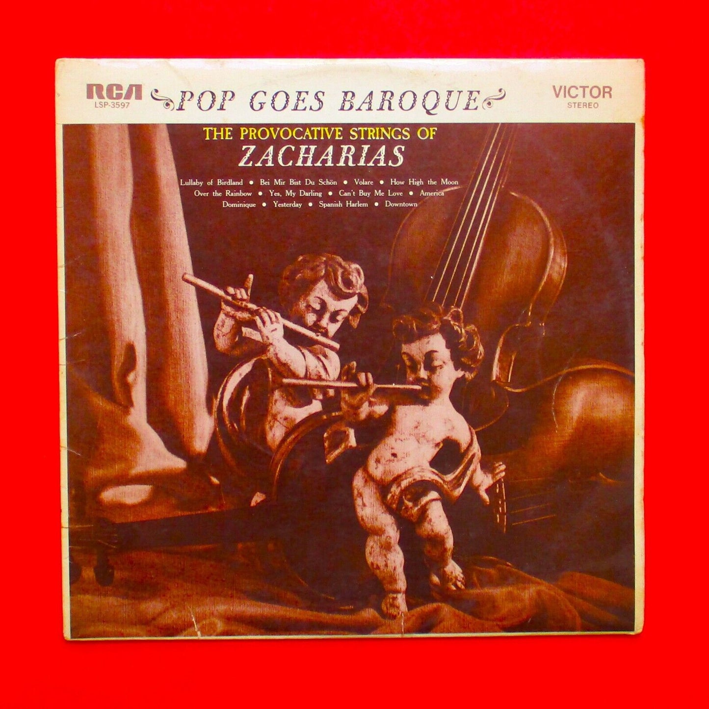 The Provocative Strings Of Zacharias Pop Goes Baroque Vinyl Album LP Australian