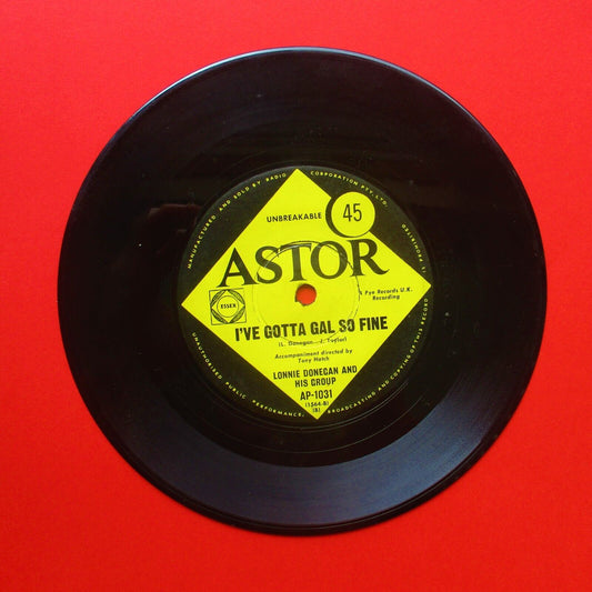Lonnie Donegan And His Group Lemon Tree Vinyl 7" UK Single
