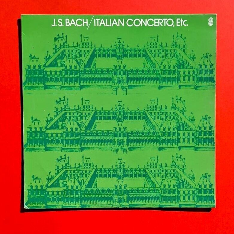 Bach Italian Concerto, Etc Vinyl Album LP 1972 Australian Pressing
