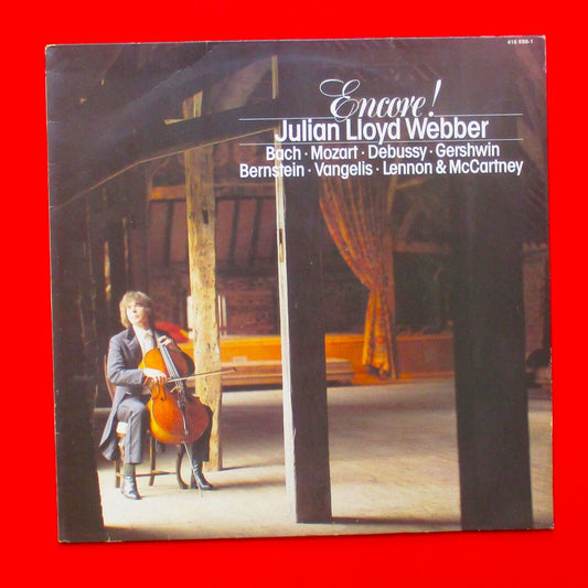 Julian Lloyd Webber ‎Encore! (Travels With My Cello Vol. 2) Vinyl LP 1986