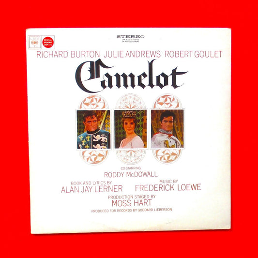 Richard Burton Julie Andrews Robert Goulet ‎Camelot Original Broadway  Vinyl LP