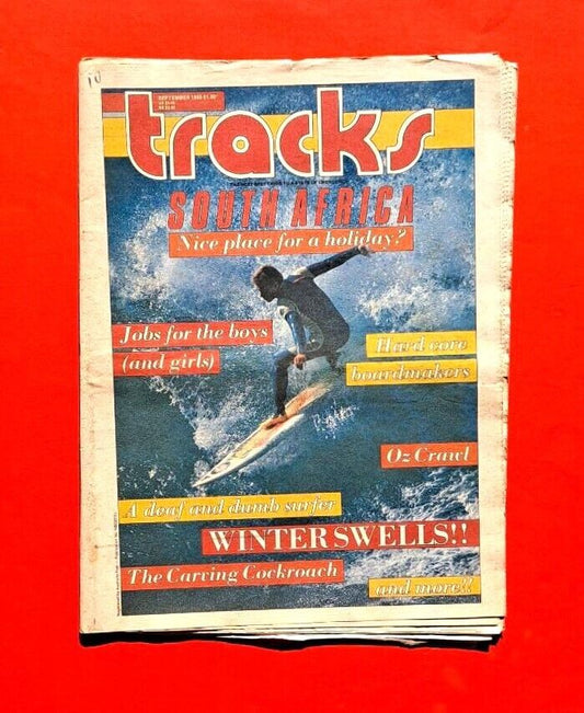 Tracks Magazine September 1985 Australian Surfing South Africa Winter Swells