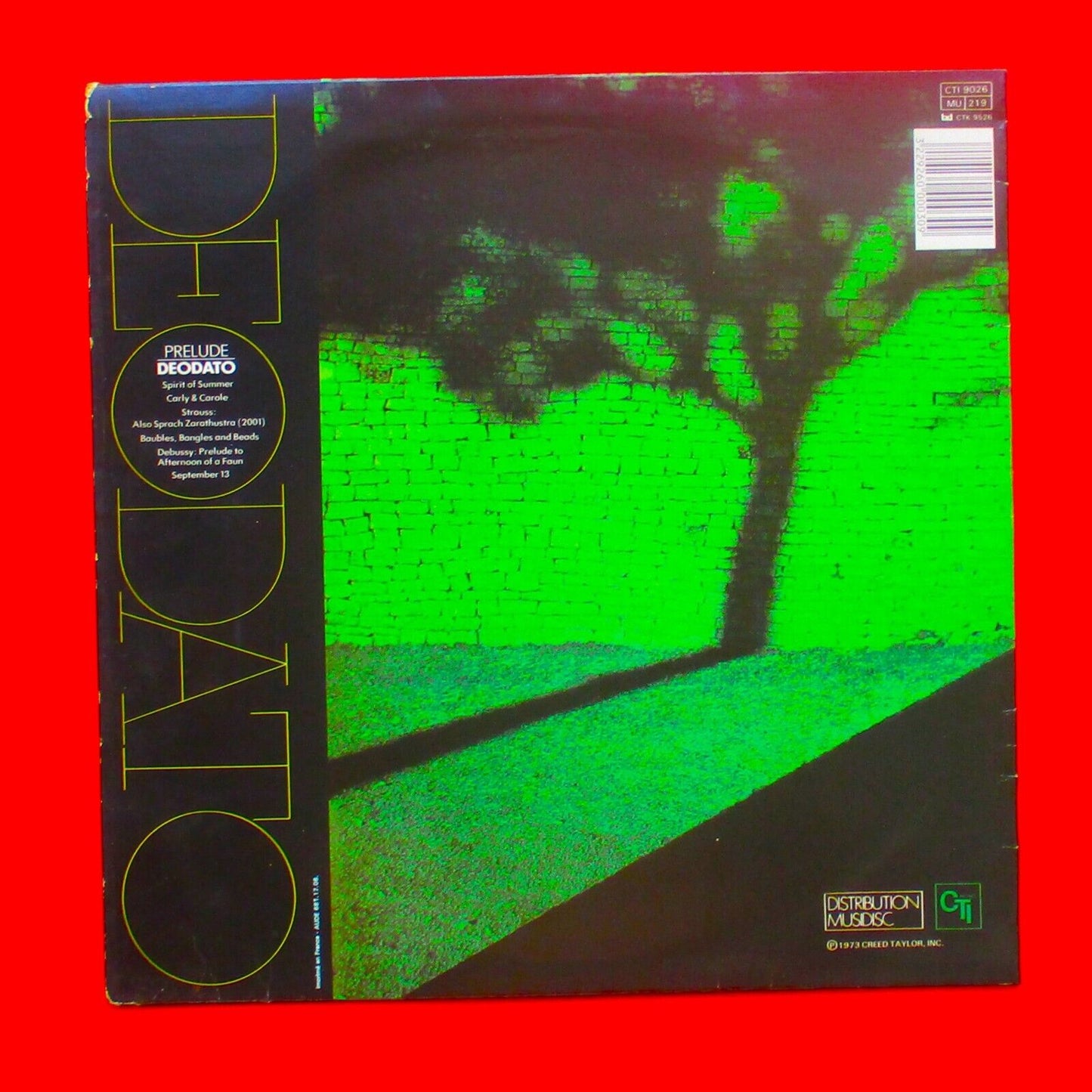 Eumir Deodato Prelude Vinyl Album LP 1985 French Pressing