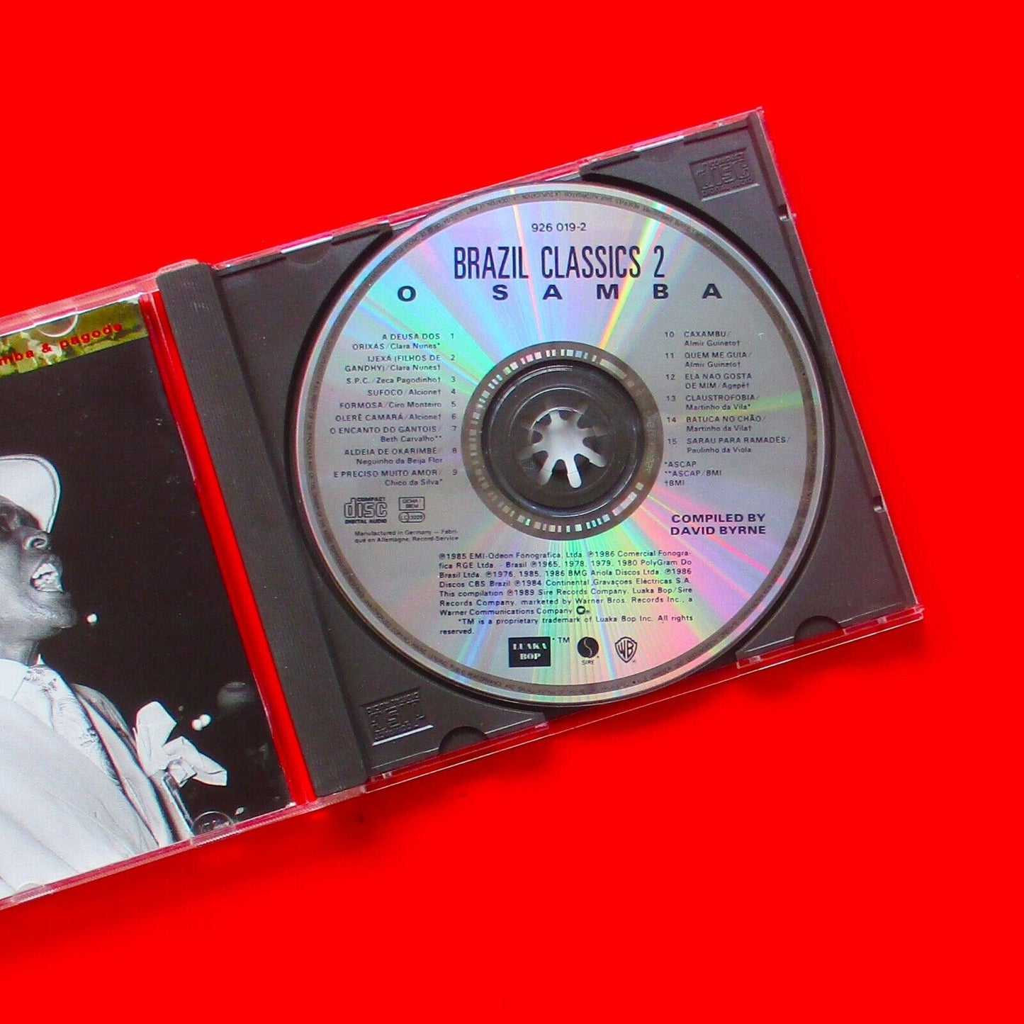 O Samba Compilation Curated by David Byrne CD Album 1989 Australian Luaka Bop