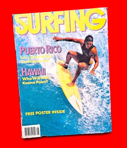 Surfing August Vintage 1970s Australian Surfing Magazine Hawaii Puerto Rico