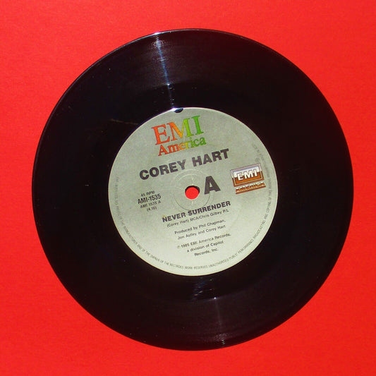 Corey Hart ‎Never Surrender 1985 Vinyl 7" Single Australian Pressing
