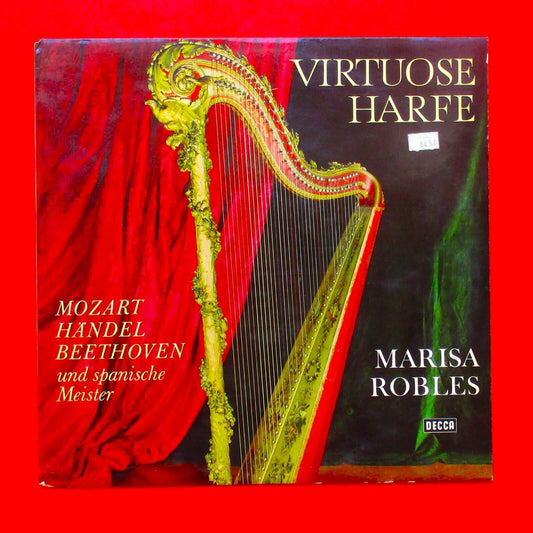 Marisa Robles ‎Virtuose Harp Vinyl Album LP 1967 German Pressing Classical