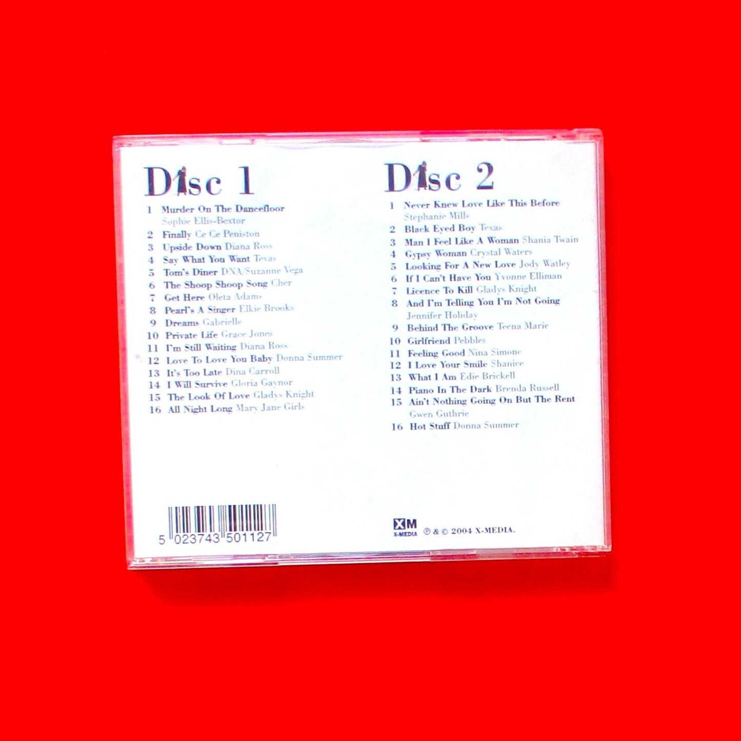 Divas 2xCD Compilation Album Cher Sophie Ellis-Bextor Diana Ross 2004 UK