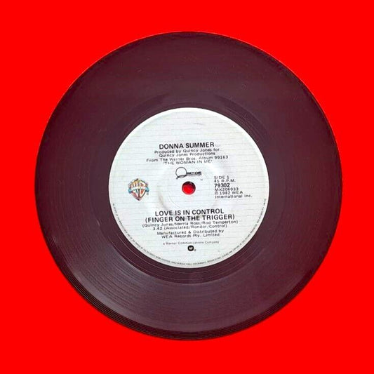 Donna Summer ‎Love Is In Control (Finger On The Trigger) Vinyl 7" Single 1982