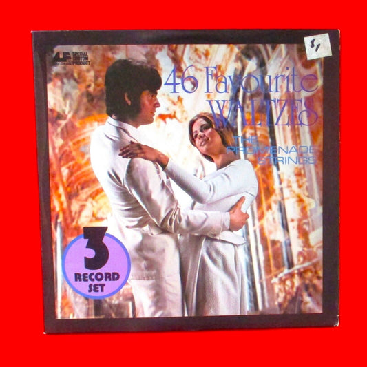 The Promenade Strings ‎46 Favourite Waltzes Vinyl Album Triple 3xLP Australian