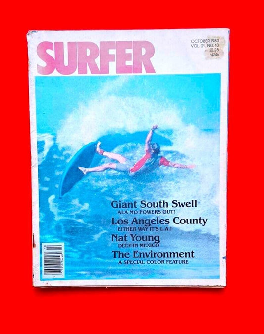Surfer Magazine October 198o Vol 21 No 10 Nat Young Giant Swell LA County