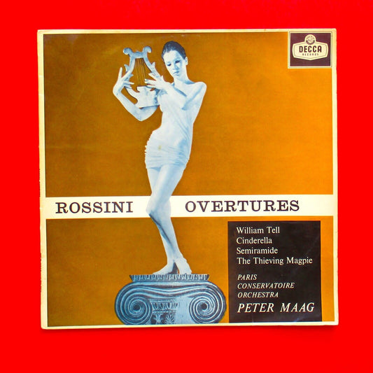 Peter Maag Paris Conservatoire Orchestra Rossini Overture Vinyl Album LP 1960