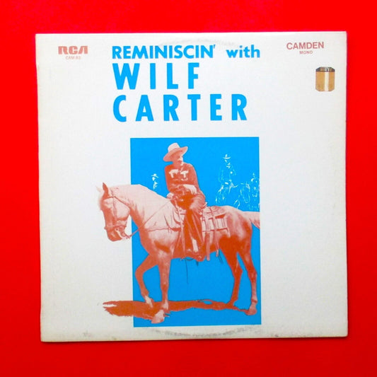 Wilf Carter ‎Reminiscin' With Wilf Carter Vinyl Album LP Country Australian