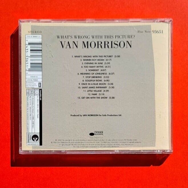 Van Morrison ‎What's Wrong With This Picture?2003 Australian CD Album Blue Note
