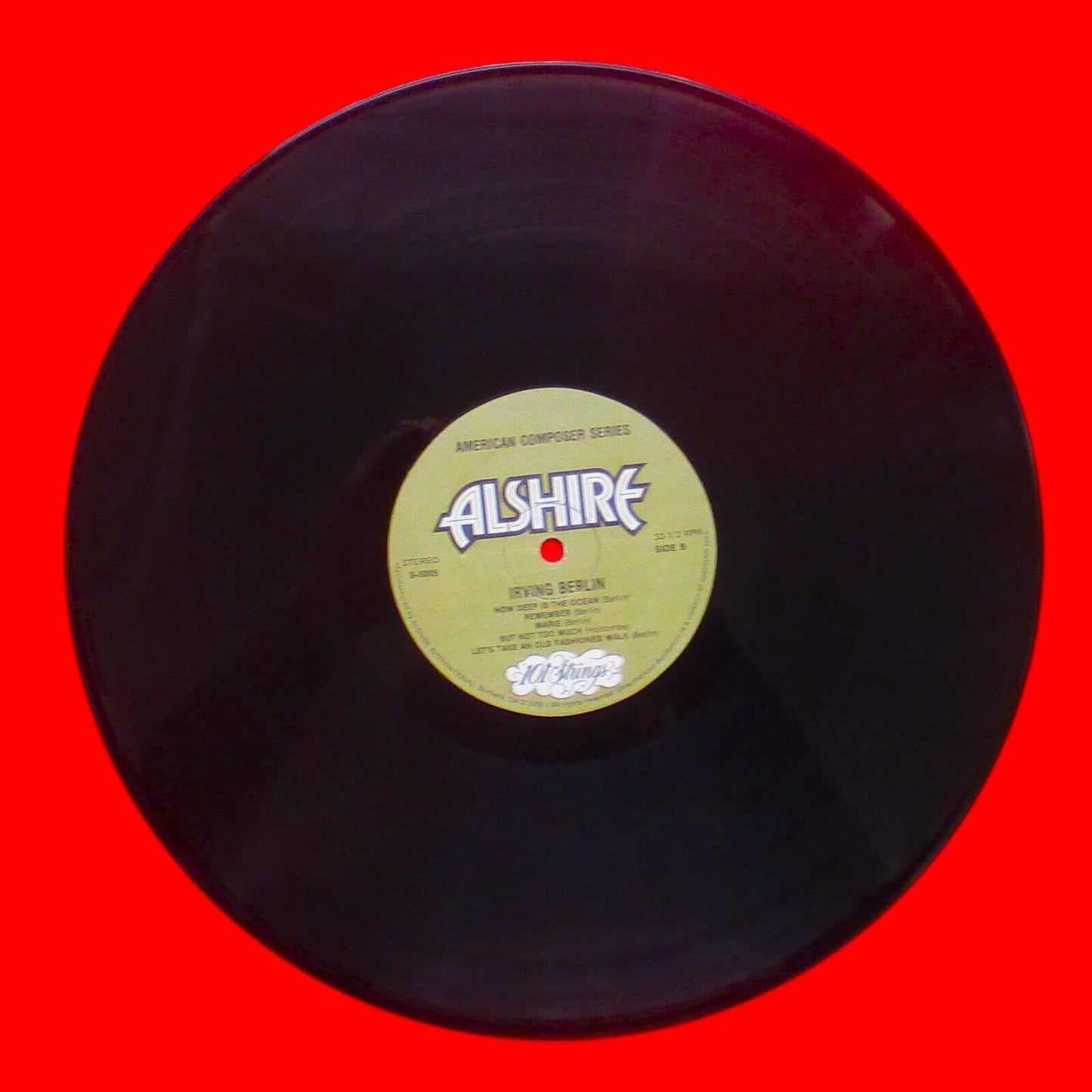 101 Strings ‎The Best Loved Songs Of Irving Berlin Vinyl Album LP 1980 US