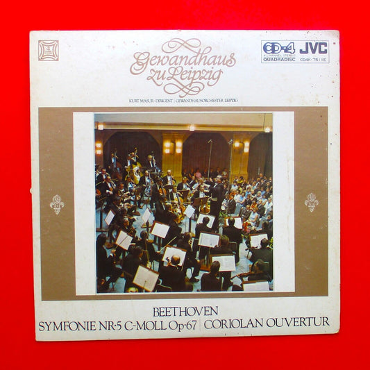 Beethoven Kurt Masur Symphonie Nr-5 C-Moll Op. 67 / Coriolan Ouvertur 1972 LP