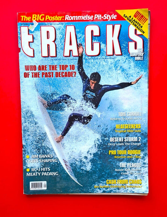 Tracks Magazine September 1996 Australian Surfing Jim Banks Desert Strom Two
