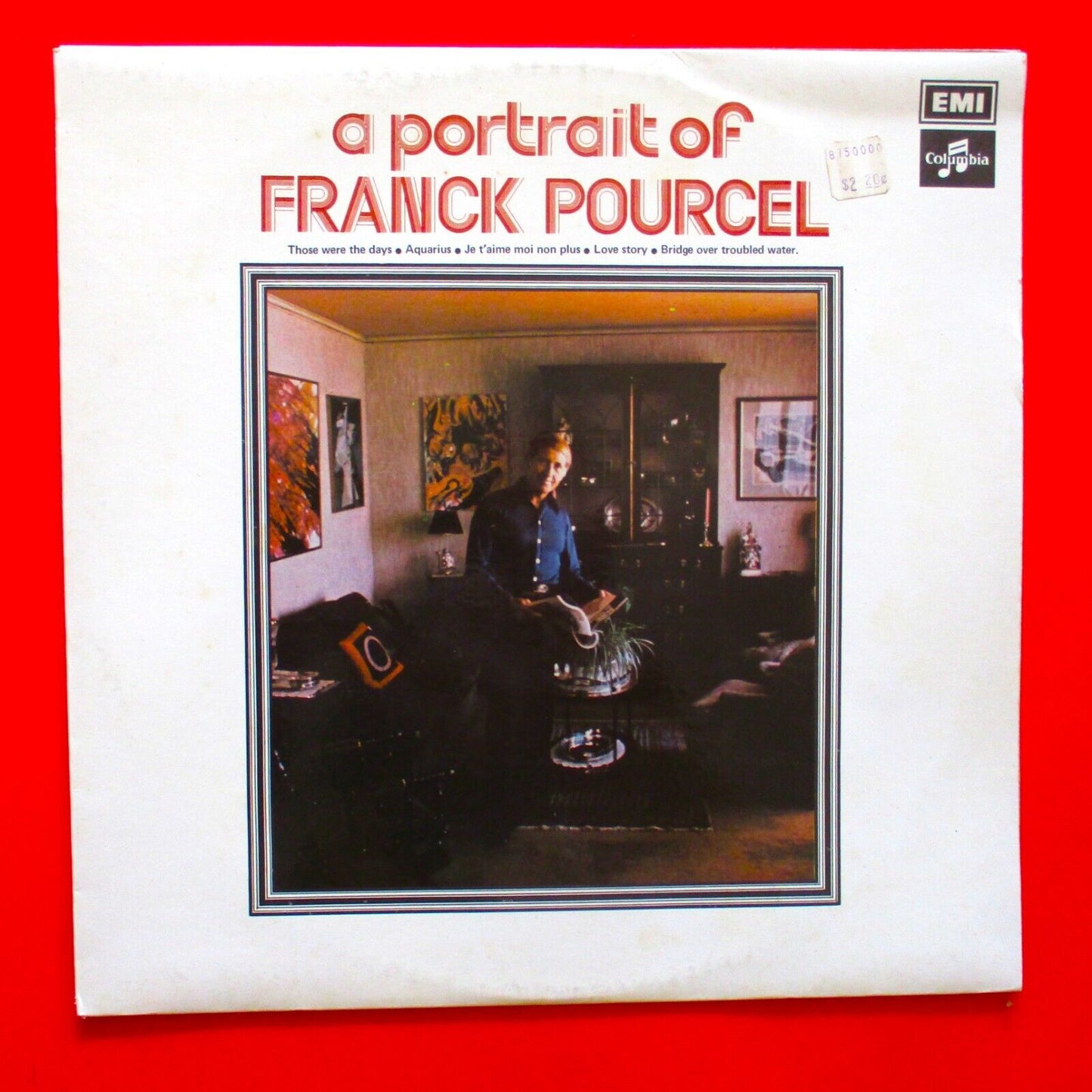 Franck Pourcel A Portrait Of Franck Pourcel Vinyl Album LP Jazz Easy Listening