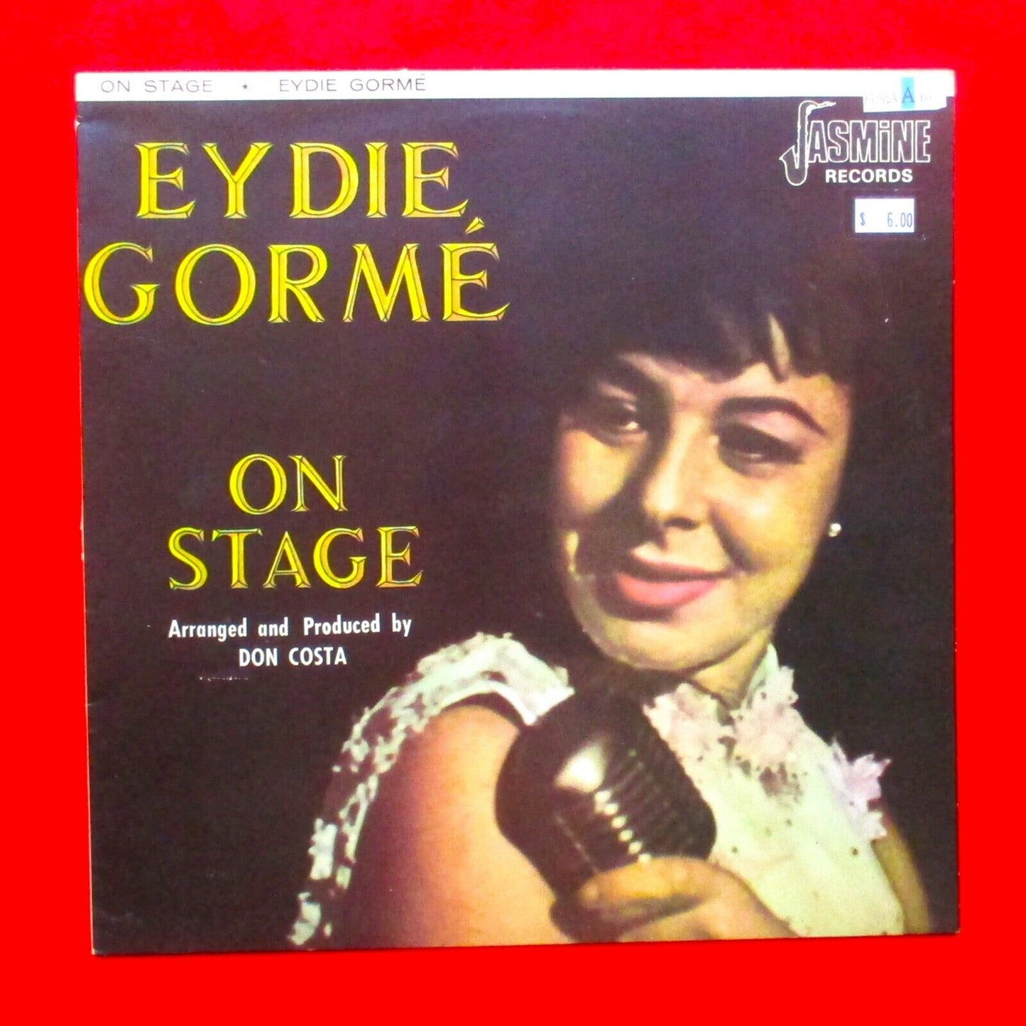 Eydie Gormé ‎On Stage Vinyl Album LP 1973 UK Jasmine Jazz