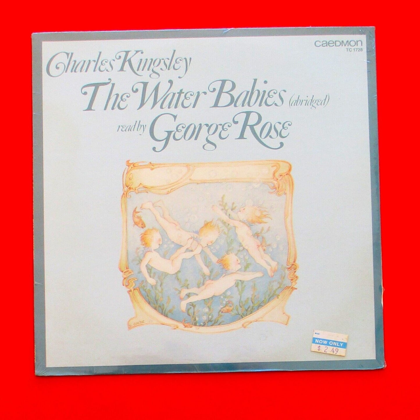 Charles Kingsley The Water Babies (Abridged) Read by George Rose Vinyl LP Sealed