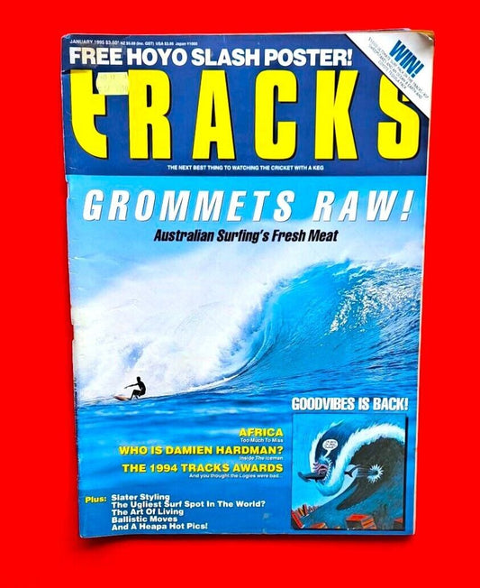 Tracks Magazine January  1995 Australian Surfing Nirvana Goodvibes Back